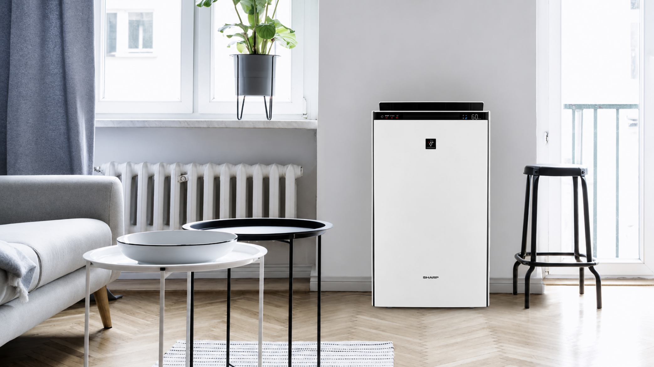 Máy lọc không khí Sharp KI-TX70-W model 2026 lọc phòng 51 m2