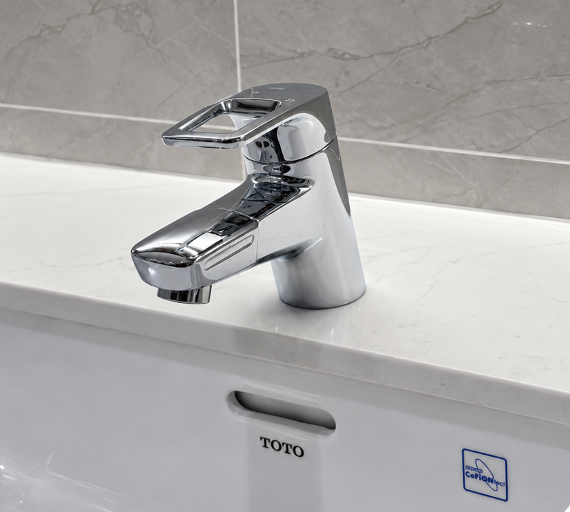 Vòi rửa mặt TOTO TLHG31DEFR đầu vòi xoay 360 độ