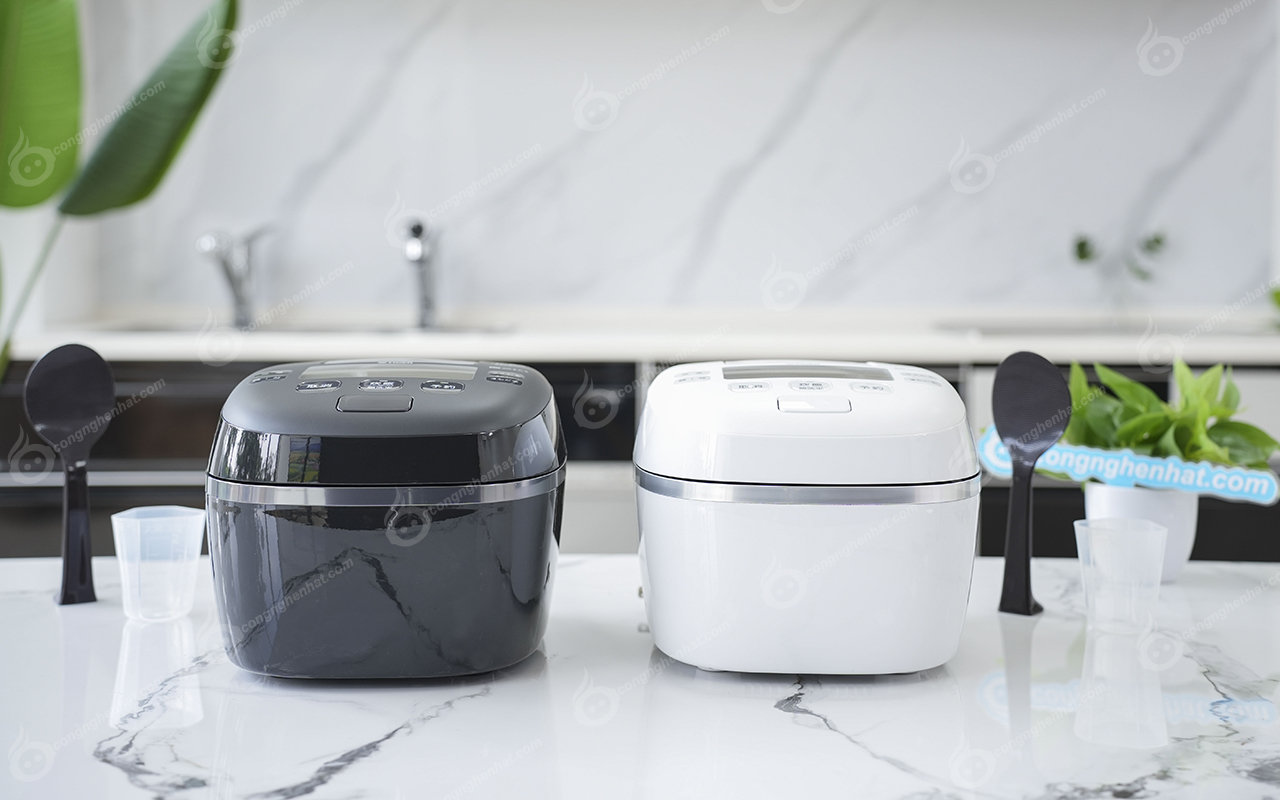 Nồi cơm điện cao tần Tiger JPI-X100-WX/ JPI-X100-KX 1L Áp suất 2 bi